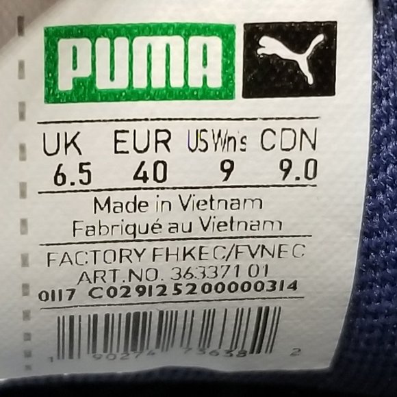 Puma Basket Heart Sneaker, Blue, Womens Size 9 US - Picture 11 of 11